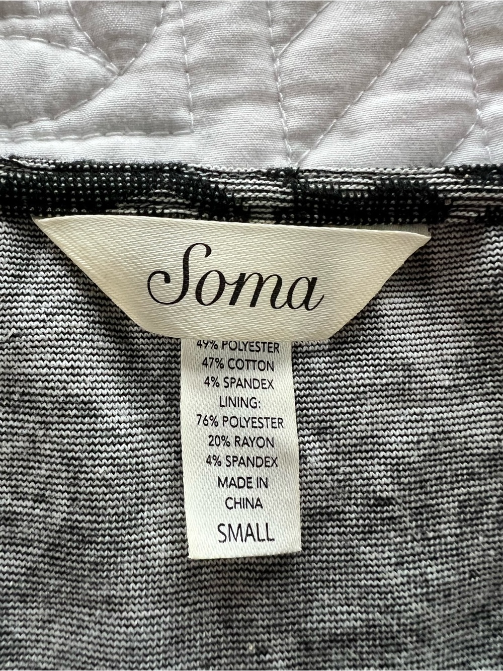 Soma Black and White Damask-Print Midi Dress - Picture 3 of 4